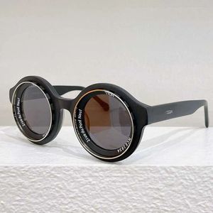 Gafas de sol de diseñador de moda Round para mujeres Z2507U Calidad de gafas Camufas Camones Marco de acetato de acetato para hombres Lentes para hombres con caja original Gafas para el Sol de Mujer