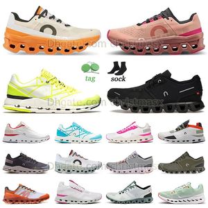 Zapatos para correr de moda en la nube 5 Todo negro Cloudmonster Borgoña Fawn Cúrcuma Cloudnova Z5 Blanco Neón Zapatilla de deporte para mujer Barbie Ultra Zapato de tenis Entrenadores al aire libre