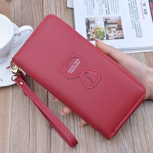 Fashion Selling Classic channe wallet Women Top Quality Sheepskin Luxurys Designer bag Gold and Silver Buckle Coin Purse Card Holder With box, 102