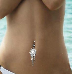 Mode Sexy titane acier nombril Piercing corps bijoux ventre griffe chaîne gland ongles acrylique pour Women8701396