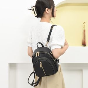 Fashion Small informal mochila de cuero Viajes lindos bolsos de bolso de diseñador para mujeres Pack de lujo de alta calidad Mochilas Mujer