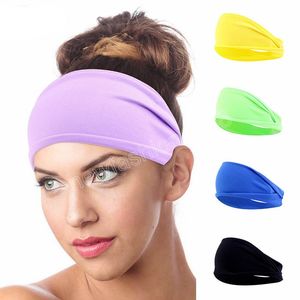 Bandeaux de sport de mode pour les femmes bandes de cheveux élastiques solides en cours d'exécution bandes de cheveux de Yoga de remise en forme accessoires de cheveux de maquillage extensibles