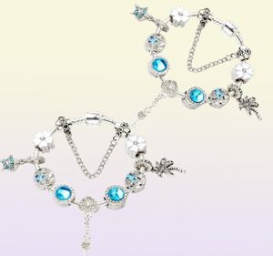 Bracelet à breloques de Style de mode femmes 925 en argent Sterling Murano Lampwork poisson bracelet étoile de mer arbre palmier pendentifs Bracelets bijoux filles6223216