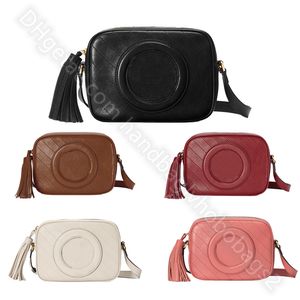 Estilo de moda Soho Disco Bolsa para cámara Diseñador Bolsos de hombro de cuero famosos Para hombre para mujer Carta en relieve Bolsas cruzadas Bolso con cierre de cremallera billetera al por mayor