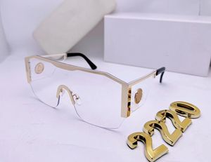 Mode été plage lunettes de soleil femme Overszie lunettes de soleil pour homme femme UV400 Top qualité avec boîte-cadeau 2220