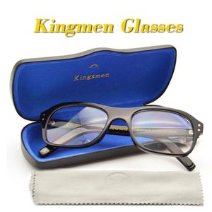 Fashion Sunglasses Frames The Kings Man Eyeglasses Frame Kingsmen Movie Cosplay Glasses Harry Hart Gary Eggsy Eyewear Retro Rectangle Acetate Spectacles 230822