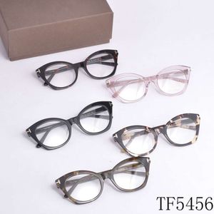 Fashion Tom Sungass Retro Design Brand TF5456 Cat Eye Oeil Optical Eyeglass Cadre Sports Outdoor Protection UV pour hommes et femmes