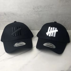 Mode invaincu cinq barres dur haut casquette de baseball tendance lettres broderie artisanat décontracté unisexe réglable langue de canard chapeau 231228