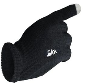 Moda Unisex iGloves colorido teléfono móvil guantes tocados hombres mujeres invierno mitones negro cálido Smartphone guante de conducción Simple