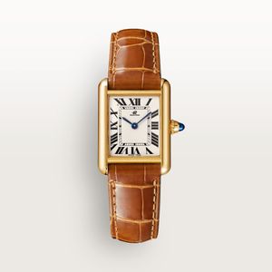 Modieus horloge Hoge kwaliteit heren- en dameshorloge Quartz uurwerk Rosé goud zilveren kast Leren band Dames dress horloge Enthousiast designer horloge