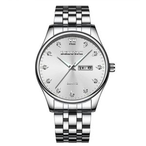 Montre de mode888-nouvelle montre pour hommes calendrier étanche transfrontalier bande en acier à quartz ronde super belle montres pour hommes