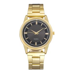 Relojes de moda Relojes de cuarzo Correas de acero inoxidable Cumpleaños Wifts Acabado en oro Montres de luxe
