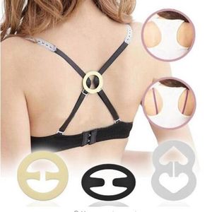 Fashion Wedding bra straps bra clip Buckles Shadow-Shaped Buckle Conceal Clear cleavage Bra extender Holders accessories2100pcs lo281f