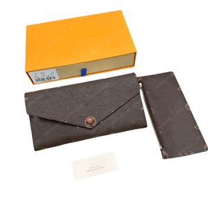 Mode femmes pochette portefeuille en cuir véritable matériel portefeuille en cuir unique portefeuilles à glissière dame dames long sac à main classique avec carte de boîte orange 5A