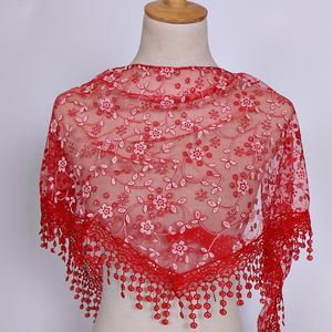 Fashion Women Girl Scarf Flower Lace Triangle Femme Baby Schawls Scharpes Spring Summer 19 Couleurs Photo Accessoires