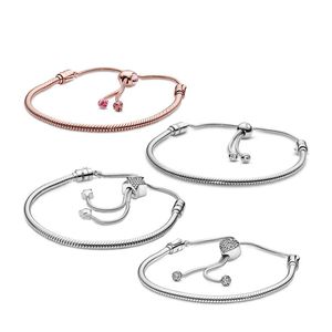Mode Femmes Bijoux Argent Charme étoiles Amour Bracelets DIY fit Pandora Style Bracelet cadeau