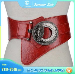 Fashion Women Women Weats Elastic Stretch Belt Women039s Cinturones de girdlestrap para mujeres Cinturon Mujer Cummerbund Strap LB029 Q7481298