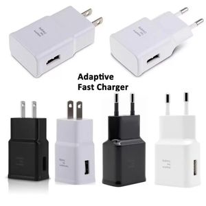 Chargeur mural USB 5V 2a, charge rapide adaptative, adaptateur secteur pour samsung S6 NOTE 4, téléphone portable intelligent, android