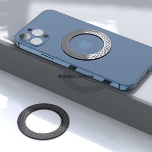 Anneau magnétique en métal de Charge rapide pour Magsafe chargeur sans fil feuille de fer autocollant voiture aimant support pour téléphone Apple