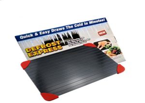 Plateau de dégivrage rapide Texture alliage en aluminium Steak de plaque de dégivrage Frozen Food Meat Board Board Cuisine Filtre Gadget Tool Drop 8981866