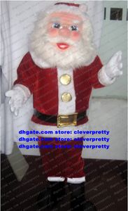 Papá Noel Papá Noel disfraz de mascota personaje de dibujos animados para adultos traje regalos familiares los días festivos CX4048
