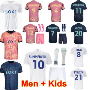 FC Leeds Soccer United Jersey 23 24 Equipo del club 7 PIROE 24 RUTTER 10 SUMMERVILLE 21 STRUIJK 25 BYRAM 29 GNONTO 12 ANTHONY 20 JAMES 4 AMPADU 22 Kits de camiseta de fútbol GRIS