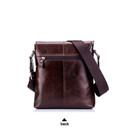 Messenger Bag Men's Genuine Leather shoulder bag for men leather fashion Small Flap male Crossbody Bags handbags