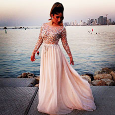 long sleeve prom dresses cheap