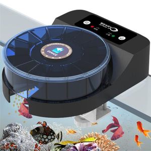 Feeder Fish Tank Alimentador Automático Wifi Modo de acuario Alimentamiento regular y cuantitativo de Fish DC Plugin 6V/1A 60 ml Capacidad