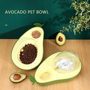 Alimentation Avocat Pet Dog Cat Feeding Bowl pour chiens Eau potable automatique Bouteille de 690 ml Bols pour chatons Fournitures de récipient d'alimentation lente
