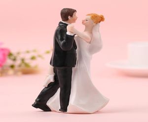 FEIS Cake Topper suministro de boda la novia y el novio pareja bailando decoraciones para eventos de boda muñecas de boda 6567544