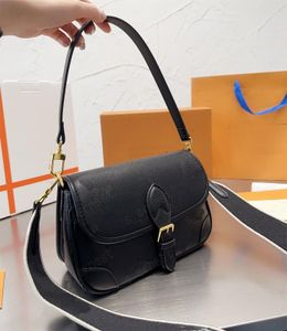 Femme sacs à bandoulière pour femmes luxe en cuir sac à bandoulière rabat sac de messager tout Match Design dames sacs à main Diane M46386