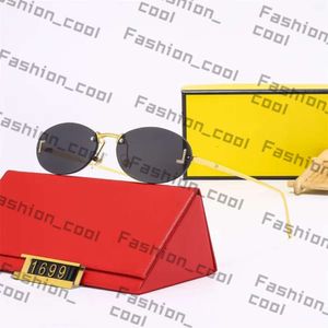 Fendisunglasses for Womens Mens F Sunglasses Lens Full Frame Fendibags88 Fendin Lunettes de soleil Vintage Ladys Master Luxury Oversize Adumbral 268