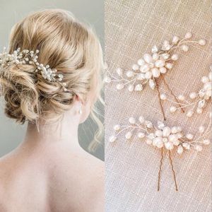 Wedding Headpieces Accessories Bridal Hair Stick Floral Hairpin Beautiful Headdress Plait Clip Vine Accessories