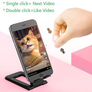 Fournitures de fête festives Contrôleur vidéo Bluetooth du bout des doigts pour vidéos courtes TikTok Retournement de page comme les claviers de téléphone portable Dispositif de sonnerie de télécommande