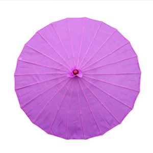 Fournitures de fête de fête couleur pure adultes chinois fait à la main tissu parapluie mode voyage couleur bonbon Parasol parapluies décoration de fête de mariage