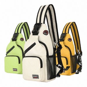 Fi Amarillo Pequeños bolsos cruzados para mujeres Menger Sling Chest Bag Mujer Mini Viaje Deporte Paquete de hombro Dropship Regalo w76p #