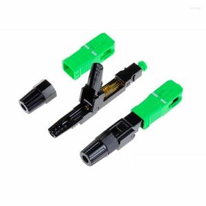 Fiber Optic Equipment High Quality 10PCS SC APC Single-mode Fast Connector FTTH Quick Drop