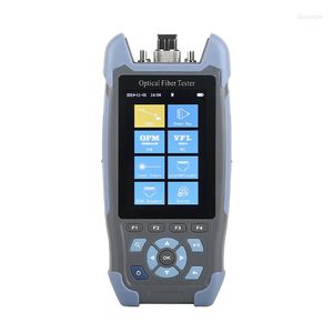 Fiber Optic Equipment Pro Mini OTDR Reflectometer 980rev With 9 Functions VFL OLS OPM Event Map 24dB For 64km Cable Ethernet Tester