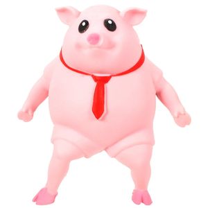 Fiddy Toy Drôle Ventilation Sable Injection Rose Lara Pig Jitterbug modèle Netflix Pétrissage Dessin Animé Expressions Animal Enfants Autisme Soulagement 14cm