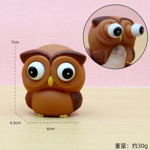 Fidget Toys Big Eyes Poping squeeze Stress Reliever toy Cartoon Animal squeeze Descompresión juguete Juguete