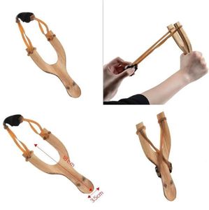 Fidget Toys Matériel En Bois Slingshot Corde En Caoutchouc Amusant Traditionnel Enfants À L'extérieur Catapulte Intéressant Accessoires De Chasse Jouets En Gros