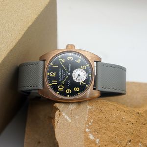 Watch Field New Seizenn W10 WW2 Bronze rétro Luminal Casual Manual Watch Mething Steel Watch Military Watch Vintage Turtle Case