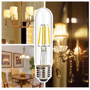 Ampoules rétro Edison à Filament 120V 220V E27, Bombillas, décoration de Restaurant El, éclairage de lustre, lampe T30 125 4W