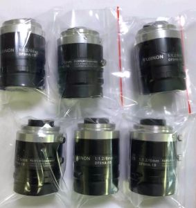 Filtres Fujinon DF6HA1B 1: 1,2 / 6 mm lentille de l'industrie Camerie de la caméra FA LENS VISION MAXIDE En bon état testé OK.