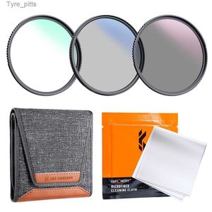 Filtres K F Concept MCUV CPL polarisation filtre à densité neutre ND4 Kit de filtre d'objectif pour appareils photo 37mm 43mm 49mm 52mm 58mm 62mm 67mm 82mmL2403