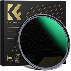 Filtres K F Concept Nano-X 67mm 77mm ND8 (3ème vitesse) filtre d'objectif de caméra cadre ultra-mince importé dans du verre optique 28 couches de revêtement multicouche L2403