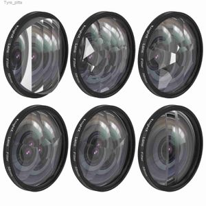 Filtres Knightx 58 mm Kaleidoscope Camera Lens Color Color Prism adapté pour Canon EOS Sy Nikon 400d D5100 50D 1200D 18-135 D70 200D 24-105L2403