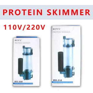 Filtration Heating BOYU Protein Splitter Water Skimmer Pump100150L Marine Saltwater Aquarium Accessories 220V WG308 6W WG310 8W 230711