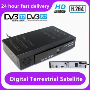 FINDER DVBT2 DVBS2 EN FOLLET HD 1080P H.264 Combo numérique Tételaire terrestre Digital Satellite TV Receiver YouTube AC3 3D Decoder